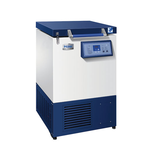 Ultra low-temperature freezer - DW-86W100J - Haier Biomedical - laboratory / chest / 1-door