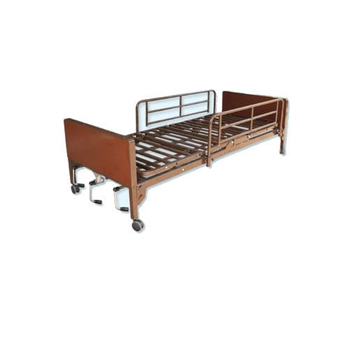 Home care bed - MBM-3XE-G - jia mei medical products co.,ltd - manual / height-adjustable / tilting