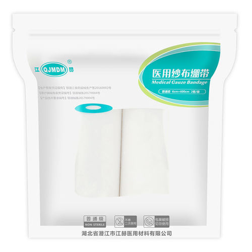 Gauze roll - Hubei Qianjiang Kingphar Medical Material - sterile / elastic