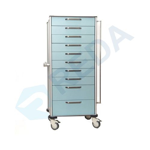 Medical trolley - 2e-08004 - Reda - medicine / storage / aluminum