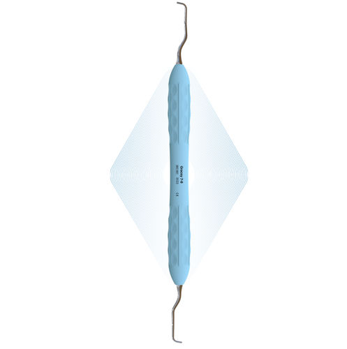 Periodontal curette - 7-8 - ergo denta - Gracey / lingual / curved