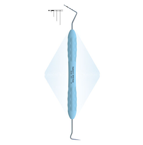 Periodontal probe - 8-WHO CP - ergo denta - double-ended / ball