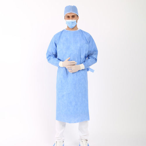 Unisex surgical gown - SMMS - Pancom - polypropylene / blue