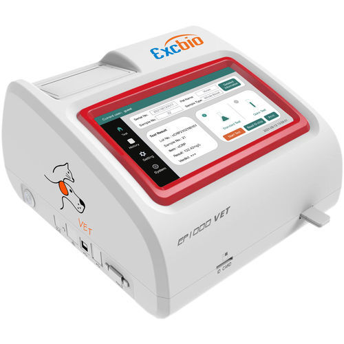 Automatic immunoassay analyzer - EP1000VET - GUANGZHOU EXCBIO TECHNOLOGY CO.,LTD - for clinical diagnostic / veterinary / for immunofluorescence assays