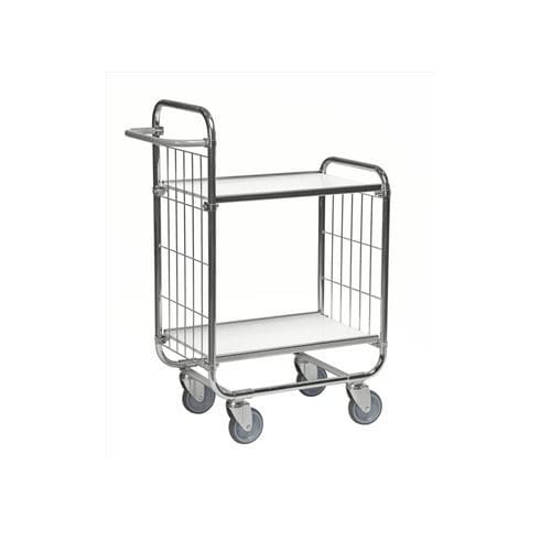 Hospital trolley - SERIE 8000 - Kongamek - for general purposes / transport / 2-shelf