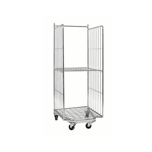 Hospital trolley - KM2000 - Kongamek - for general purposes / transport / 2-shelf