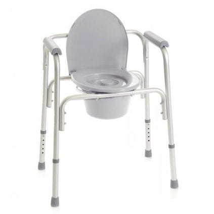 Raised toilet seat with armrests - feola Tecnologie ortopediche e sanitarie srl