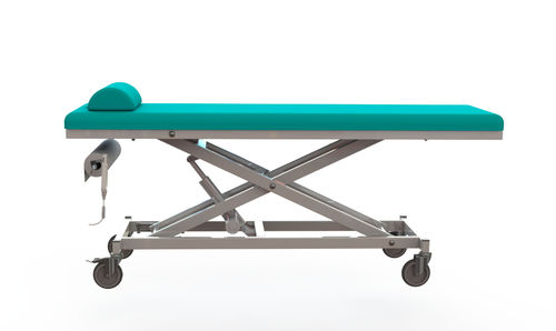 Physiotherapy examination table - WIND RIGID E 01 - ALATURCA - electric / height-adjustable / on casters