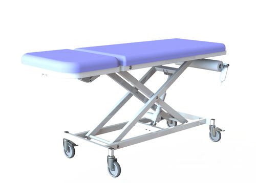 Physiotherapy examination table - WIND RIGID E 02 - ALATURCA - electric / height-adjustable / on casters