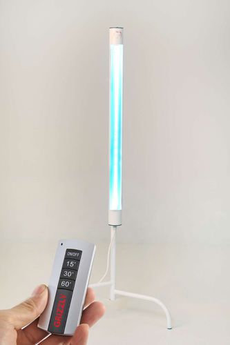 UV disinfection system - 55W - Grizzly Robotics - mobile / remote-controlled / with germicidal lamp
