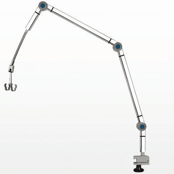 Medical ventilator support arm - WYAM020 - Taizhou Weiye Machinery Manufacturering Co.,ltd - medical / rail-mounted / stainless steel