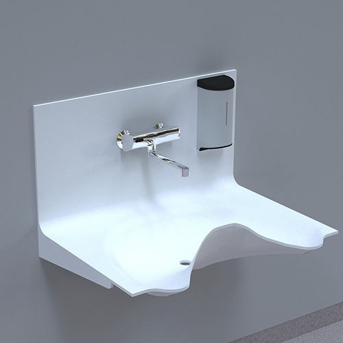 1-bay surgical sink - OV860GW-02 - NOAS Sweden - Corian®