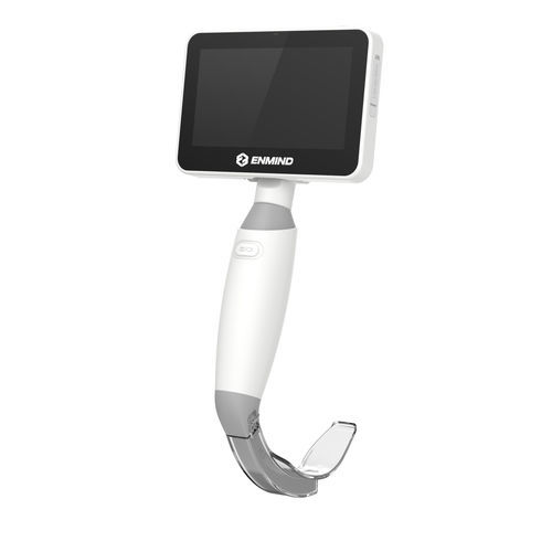 Full HD video laryngoscope - EN-VL5 - Enmind - with integrated video monitor / with blade