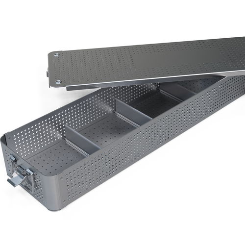 Instrument sterilization container - HX-USC - Jiangsu Huaxi Medical Equipment - for endoscopes / for consumables / stainless steel