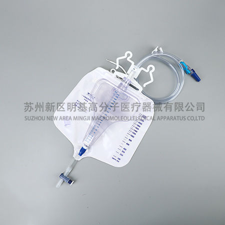 Urinary drainage set - Suzhou New District Mingji Polymer Medical Equipment Co., Ltd. - graduated / with anti-reflux valve / PVC