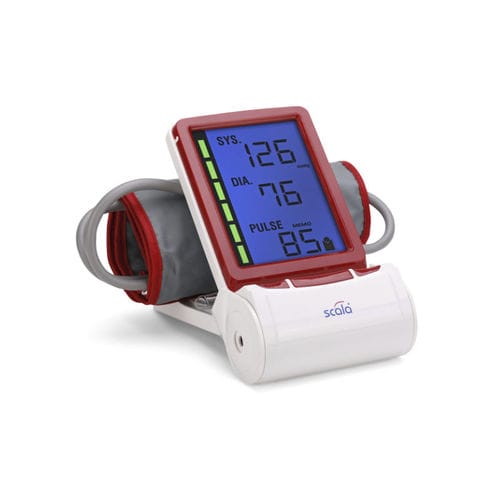 Automatic blood pressure monitor - SC 7701 - SCALA Electronic - with built-in cuff