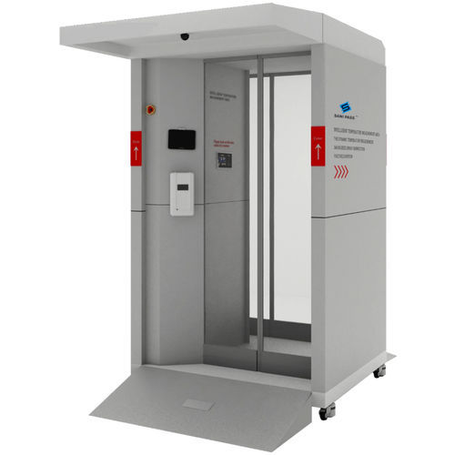 Fog disinfection booth - M64 - Sani Pass - ultrasonic / whole-body / automated