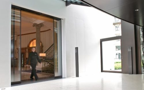Hospital door - TSA 22 - KOS Spezialtüren GmbH - sliding / telescopic / glass