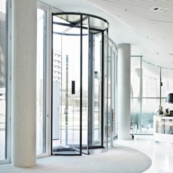 Healthcare facility door - K 41 - KOS Spezialtüren GmbH - drum / glass / automatic