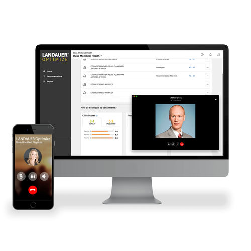 Management software - OPTIMIZE™ - LANDAUER - radiation dose monitoring / CT / radiation dose management