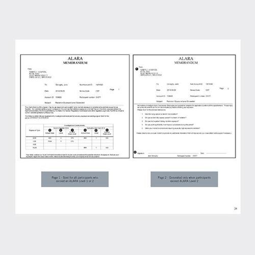 Patient data management software - ALARA Memorandum - LANDAUER - patient report management / reporting / hospital