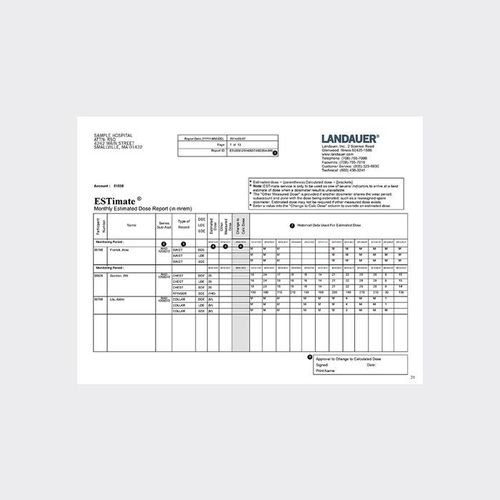 Patient report management software - ESTimate® Report  - LANDAUER - reporting / hospital