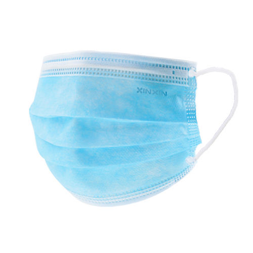 EN14683 surgical mask - 0003 - Xiantao Xinfa Plastic Products - ASTM standards / adult / blue
