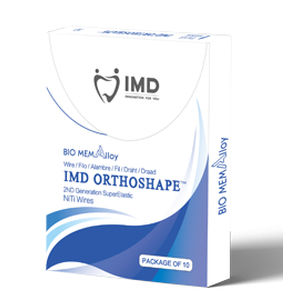 Rectangular orthodontic archwire - BIO MEMAlloy - Innovative Material and Devices, Inc. - NiTi