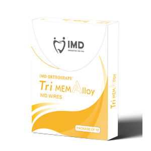 Round orthodontic wire - Tri MEMAlloy  - Innovative Material and Devices, Inc. - rectangular / stainless steel