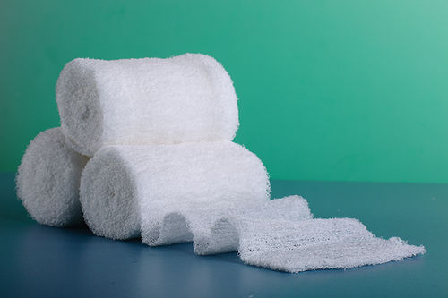 Cotton gauze bandage - Fluffy  - Allmed Medical Products - sterile / elastic / breathable