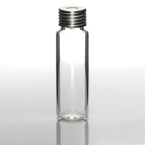 GC vial - ND18 - ZHEJIANG AIJIREN TECHNOLOGY INC. - glass / round-bottom / with screw cap