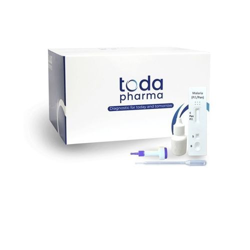 Malaria test kit - V2®10/25 - TODA PHARMA - Plasmodium / blood / immunochromatographic