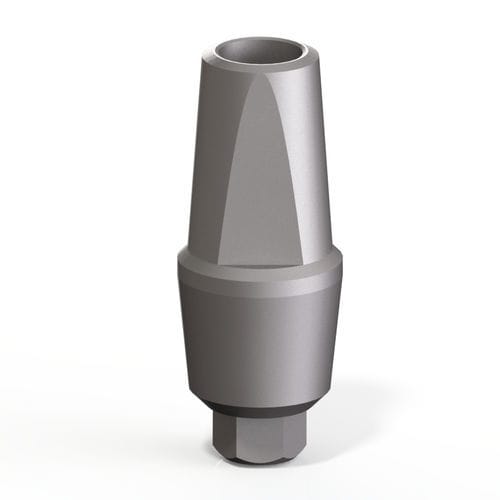 Titanium implant abutment - Teetanium ®  - Medibrex - internal hexagon / straight / screw