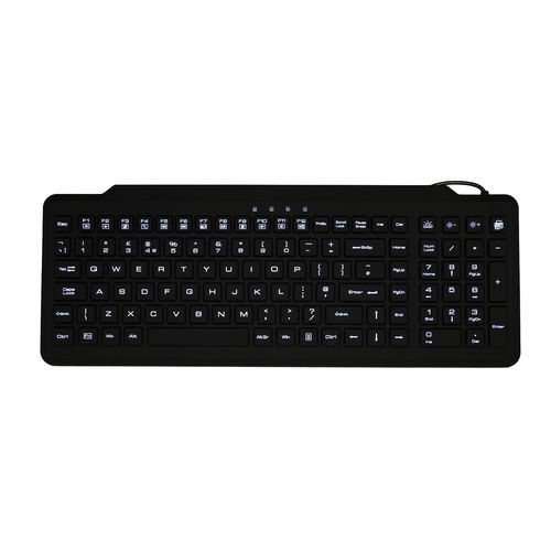 Medical keyboard with numeric keypad - ATM-SK403 - Shezhen AITmon Technology Co,.Ltd - silicone / washable / USB