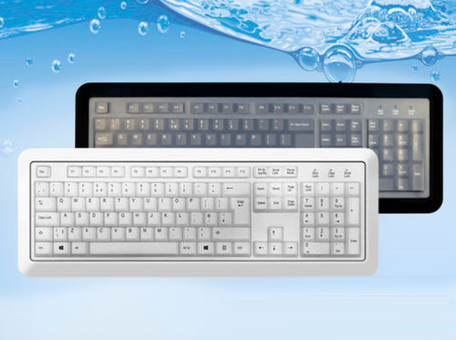 Medical keyboard with numeric keypad - ATM-PK102 - Shezhen AITmon Technology Co,.Ltd - silicone / washable / USB
