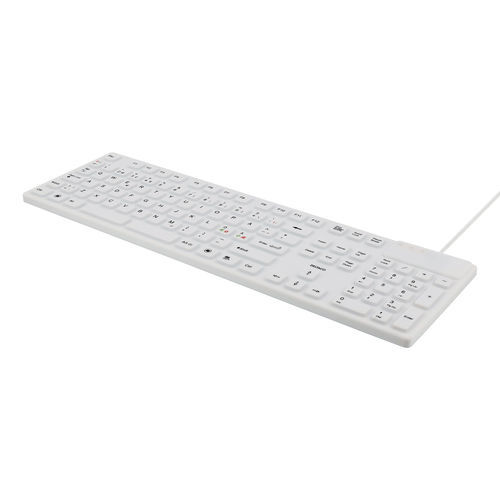 Medical keyboard with numeric keypad - ATM-SK400L - Shezhen AITmon Technology Co,.Ltd - silicone / antibacterial / sealed
