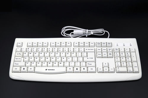 Medical keyboard with numeric keypad - ATM-PK104 - Shezhen AITmon Technology Co,.Ltd - silicone / antibacterial / antimicrobial
