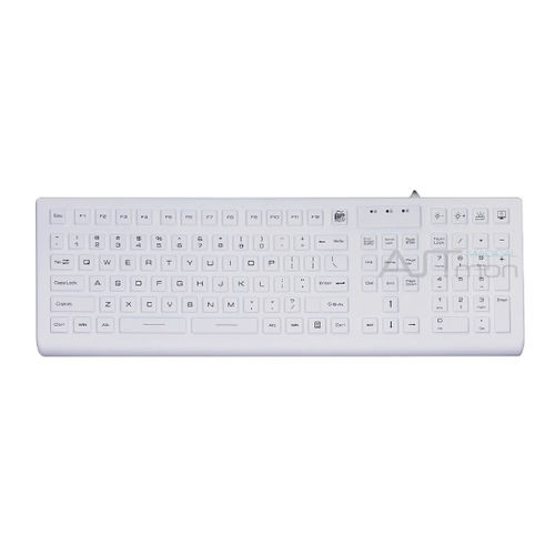 Medical keyboard with numeric keypad - ATM-SK401 - Shezhen AITmon Technology Co,.Ltd - silicone / washable / USB