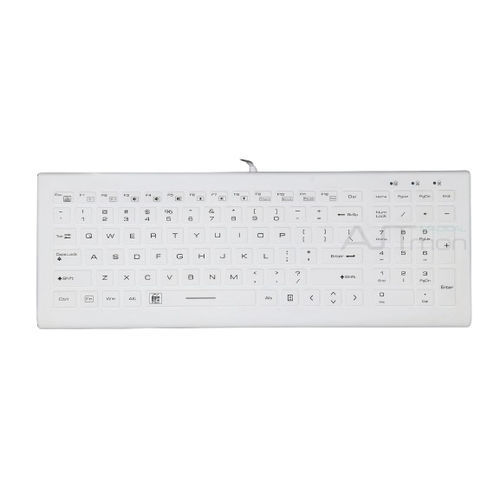 Medical keyboard with numeric keypad - ATM-SK420 - Shezhen AITmon Technology Co,.Ltd - silicone / washable / USB