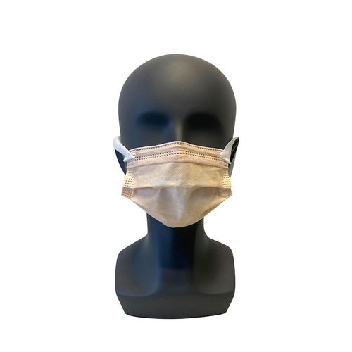 Latex-free surgical mask - CM201  - SWS-Medicare - pediatric / box of 10 / beige