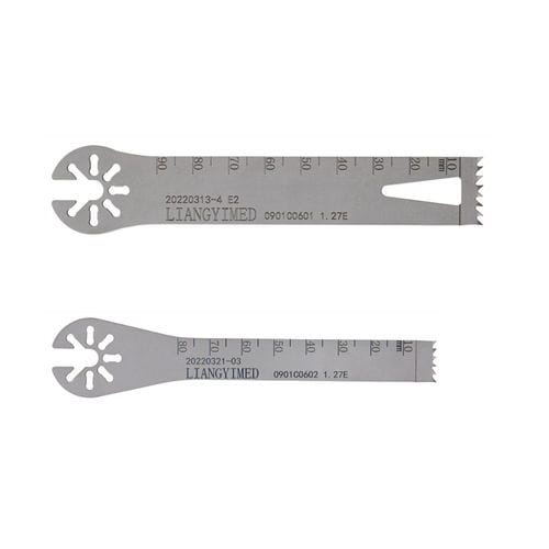 Oscillating surgical saw blade - IC90 series - Shandong Liangyi Medical Instrument - stainless steel