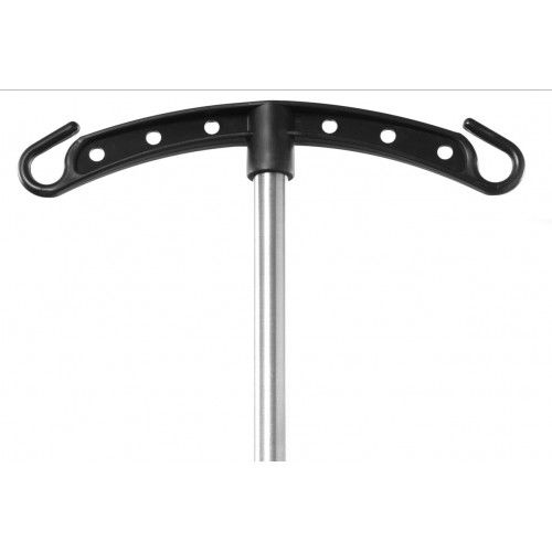 2-hook infusion stand - 53911PSIPN2NS - Mdose - stainless steel