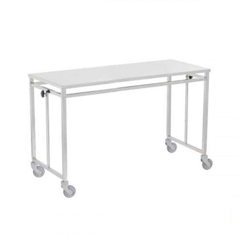 Work table - 60.802029 - Mdose - rectangular / mobile / stainless steel