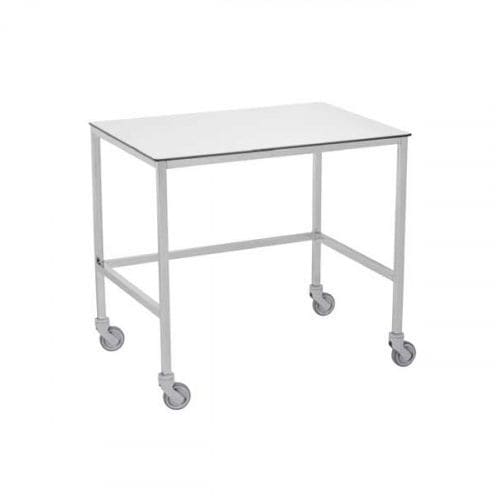 Rectangular table - 60.805008 - Mdose - mobile / stainless steel