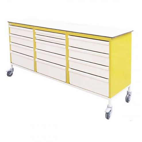 Laboratory worktop - 60.102030 - Mdose - with drawer / on casters / epoxy