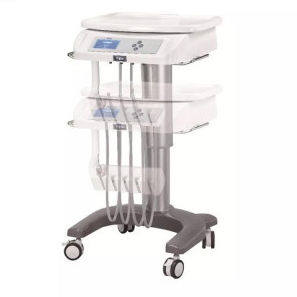 Dental unit with electro-mechanical chair - Tianjin Guyufan Biological Technology - with adjustable headrest / with delivery system / with light