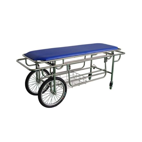 Emergency stretcher trolley - JZ3002A - Bellamoon Medical - manual / 1-section / stainless steel
