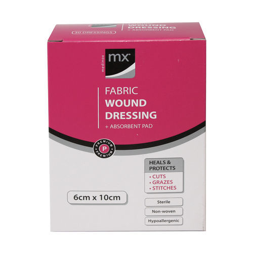 Wound dressing Medinox sterile / nonwoven / hypoallergenic