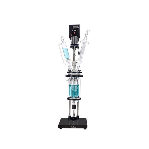 Stirred-tank reactor - GR-D5L - Infitek - laboratory / borosilicate glass