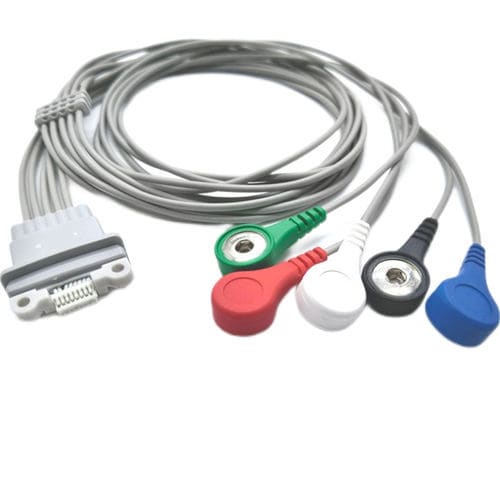Cardiac Holter monitor ECG cable - VC205SA-023 - Shenzhen Redy-Med Technology Co.,Ltd - 5-wire / 7-wire